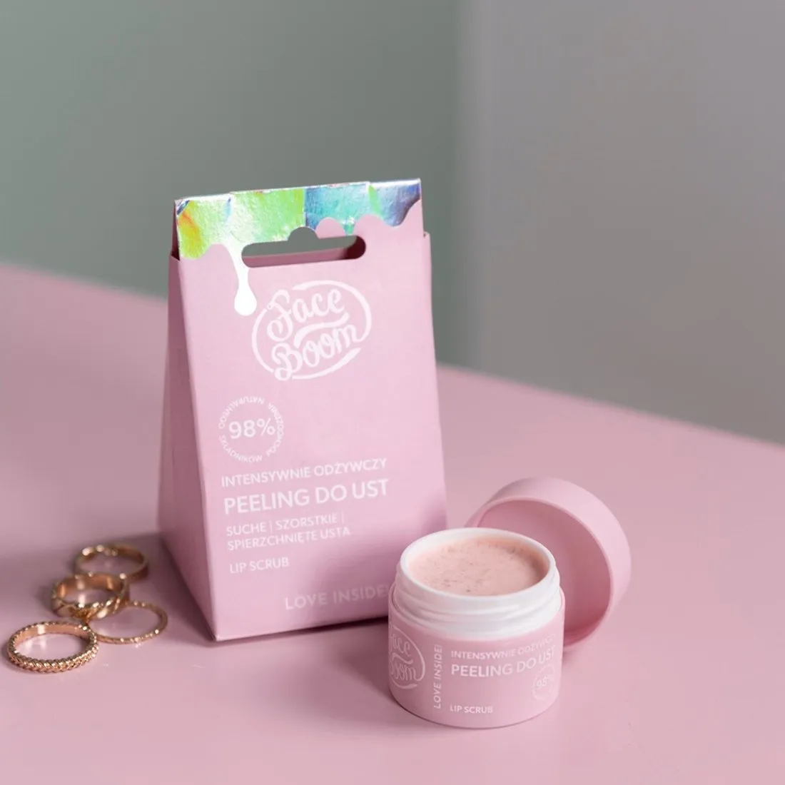FaceBoom Basic - Intensively Nourishing Lip Scrub 15g