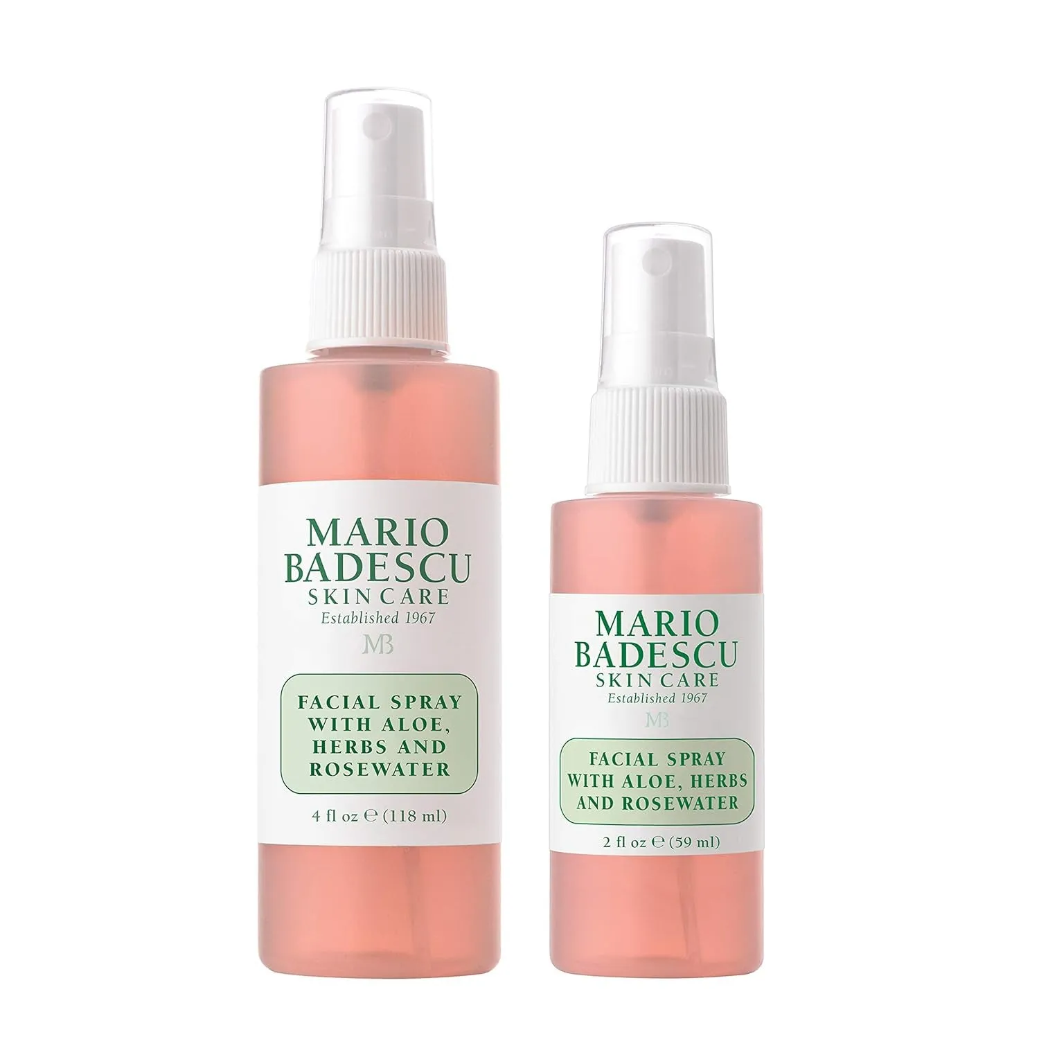 Facial Spray with Aloe, Herbs and Rose Water for All Skin Types, Face Mist That Hydrates, Rejuvenates & Clarifies