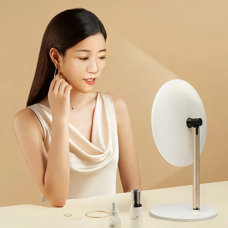 Factory Stand Smart Small Single Side Round Shape Base desktop Makeup Led  Mirror