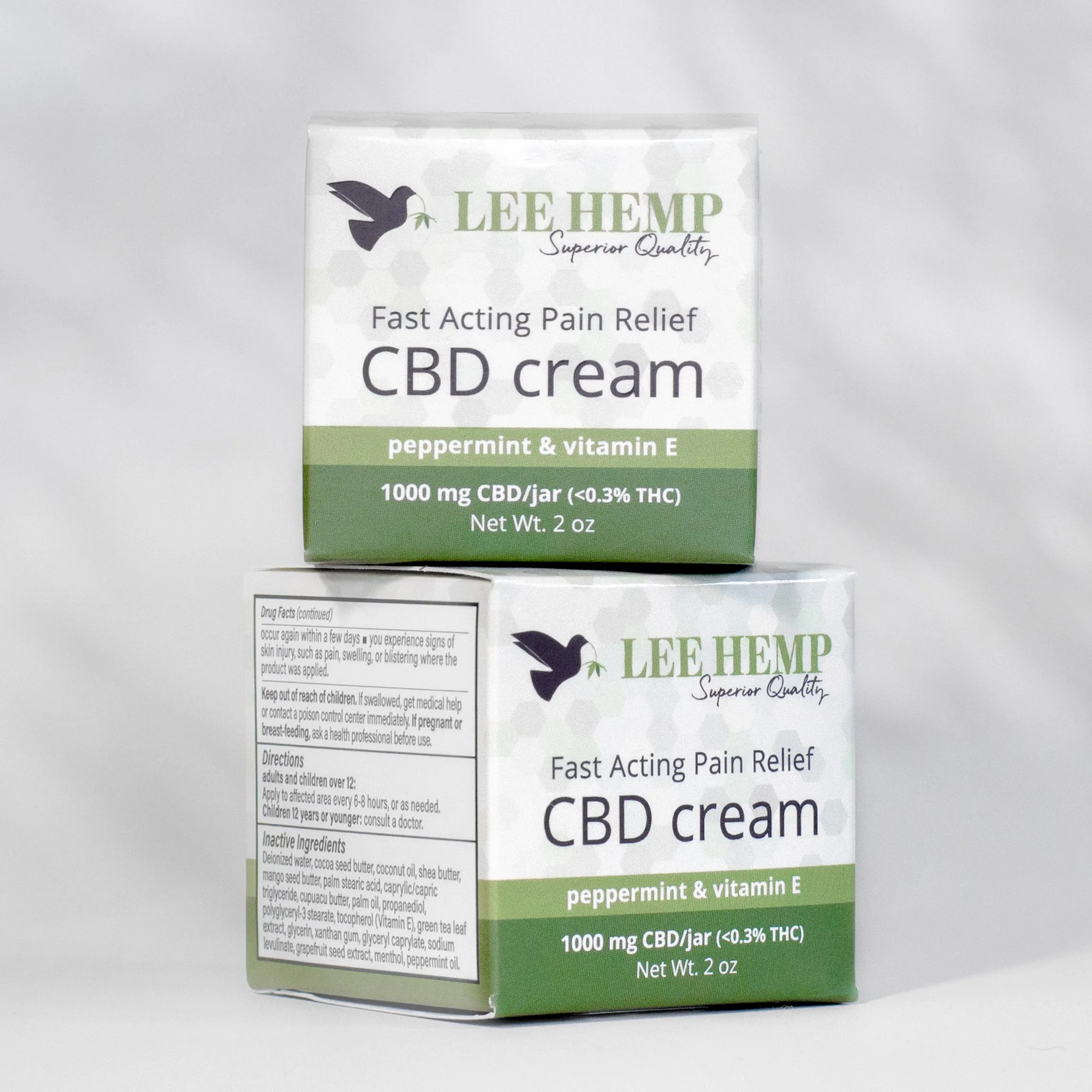 Fast Acting Peppermint Vitamin E CBD Cream