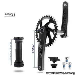 Fat Bike 32T MPX-11 Direct Mount 100mm/120mm Crank   Threaded Bottom Bracket BB