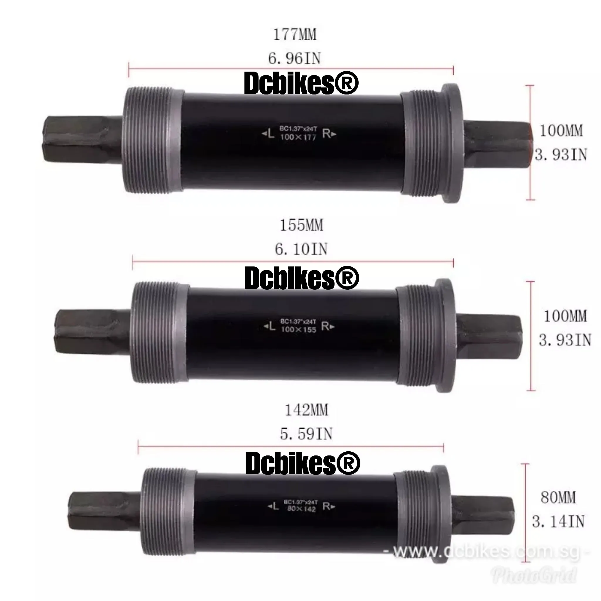 Fat Bike Square Tapered 80mm/100mm Bottom Bracket BB