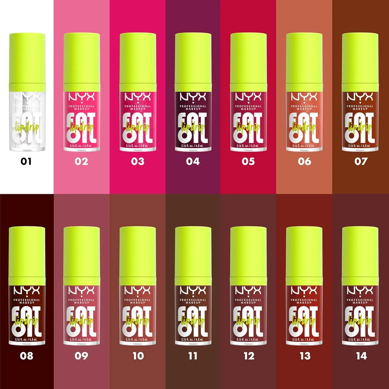 Fat Oil Lip Drip, Moisturizing, Shiny and Vegan Tinted Lip Gloss - Newsfeed (Rose Nude)