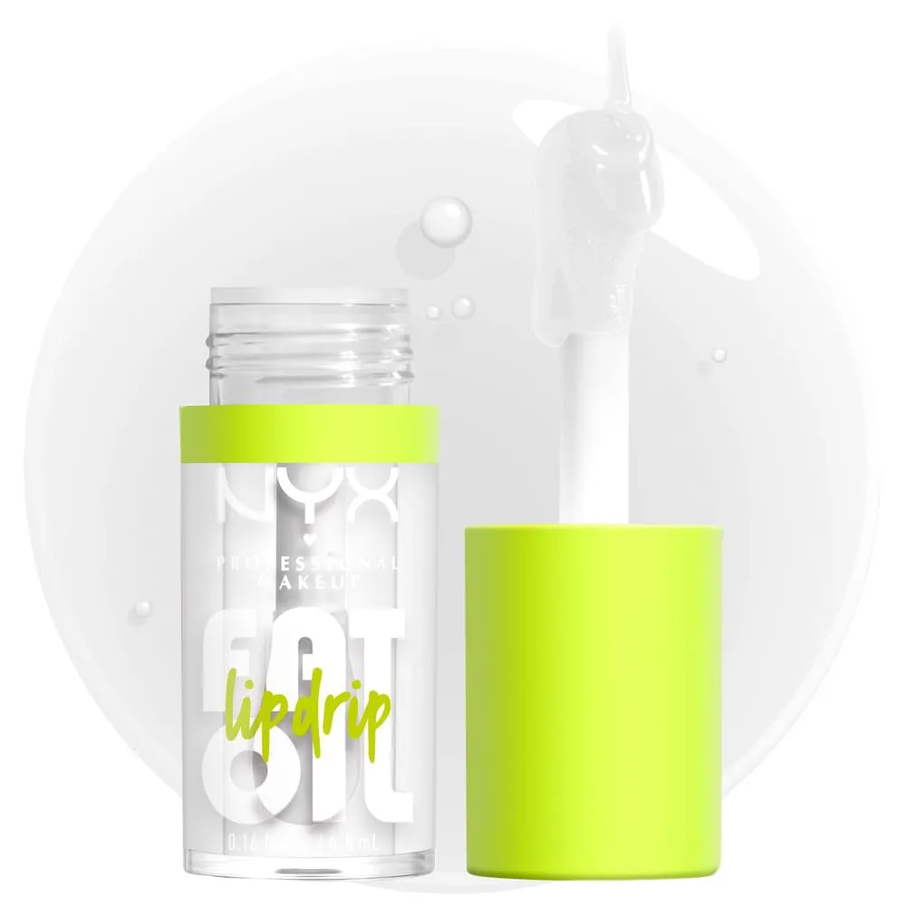 Fat Oil Lip Drip, Moisturizing, Shiny and Vegan Tinted Lip Gloss - Newsfeed (Rose Nude)