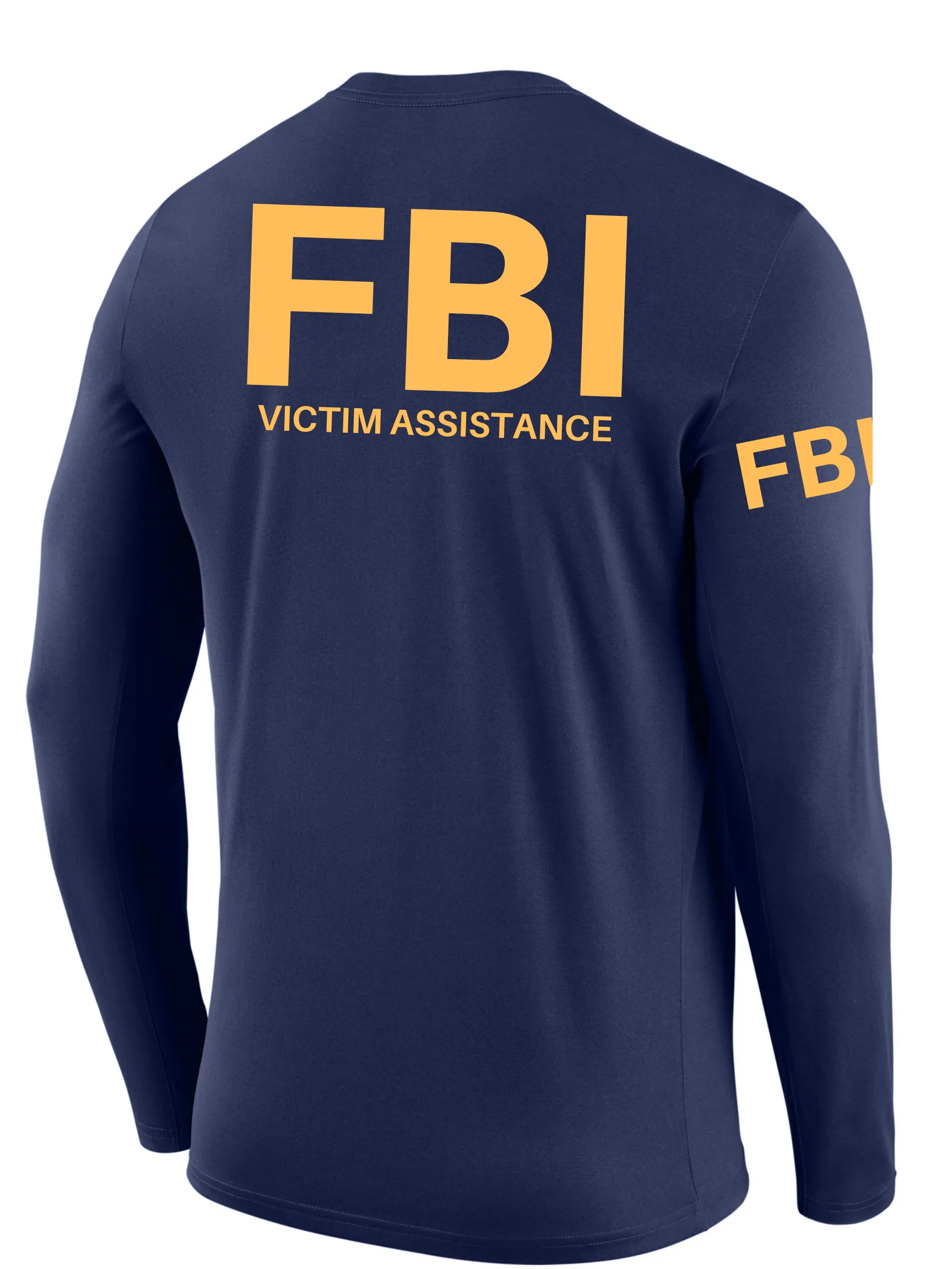FBI Victim Assistance Agency Identifier T Shirt - Long Sleeve