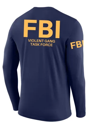 FBI Violent Gang Task Force Agency Identifier T Shirt - Long Sleeve