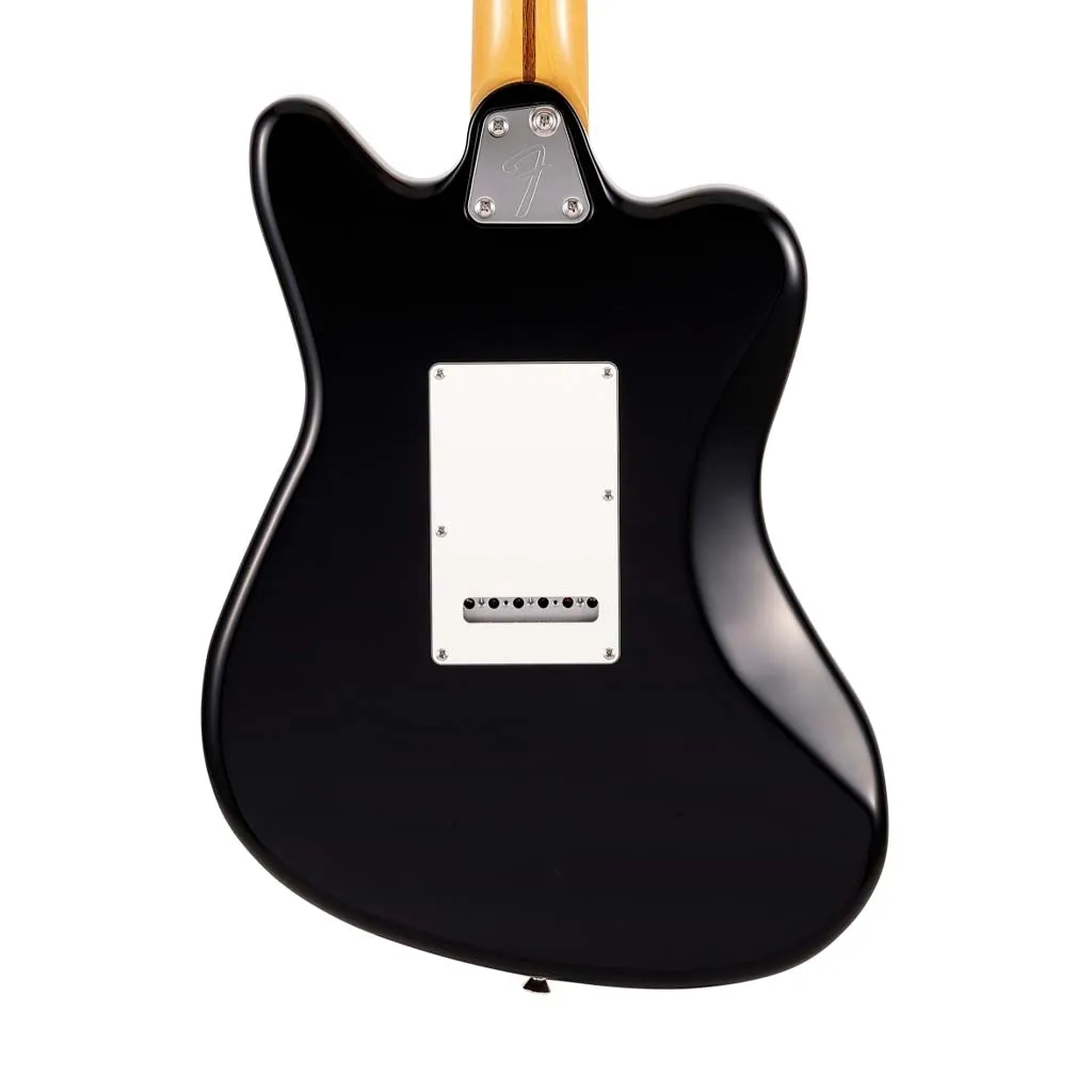 Fender Japan Ltd Ed Super Sonic Electric Guitar, RW FB, Black (B-Stock)
