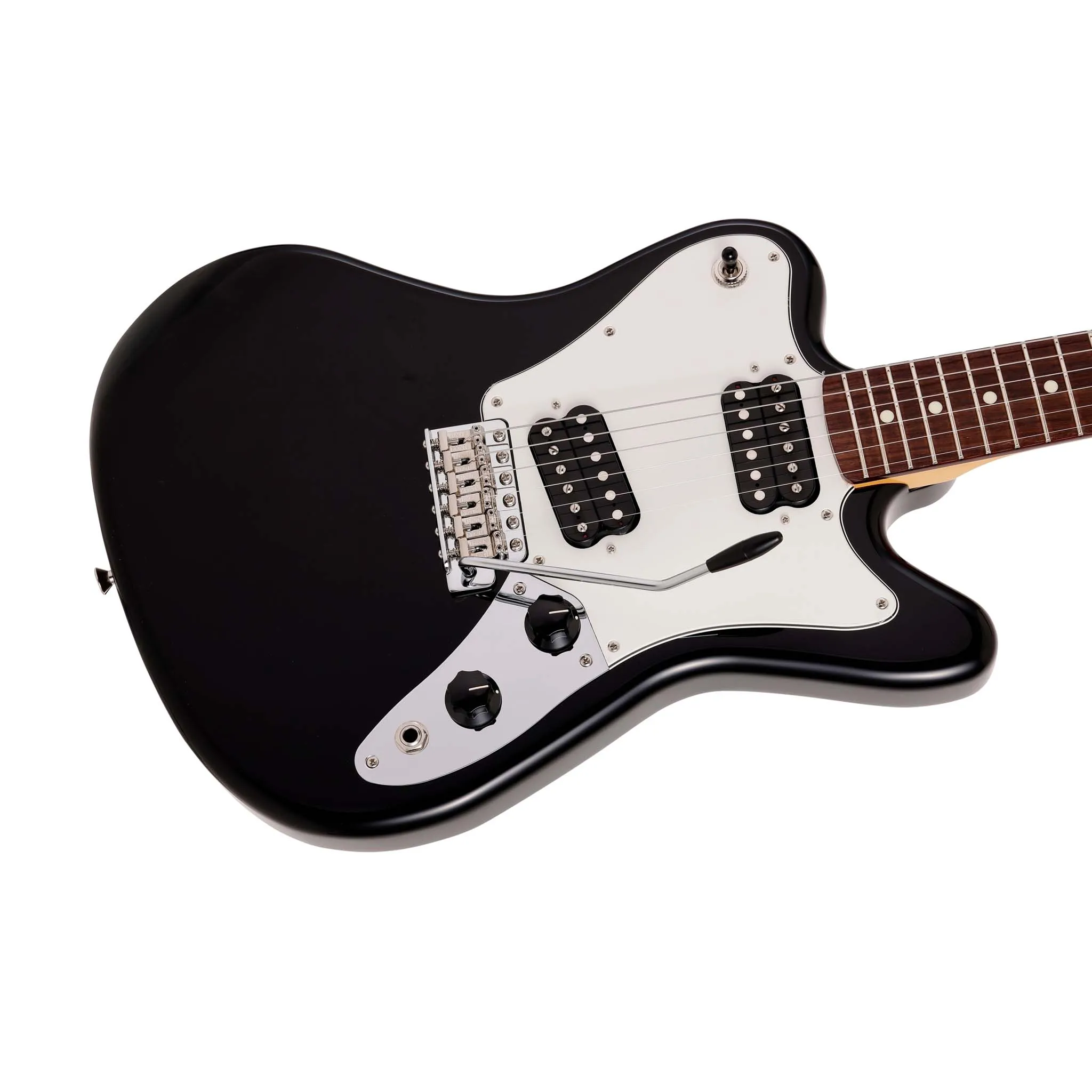 Fender Japan Ltd Ed Super Sonic Electric Guitar, RW FB, Black (B-Stock)