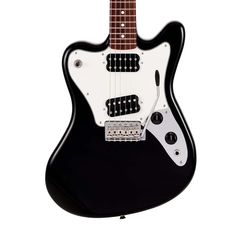 Fender Japan Ltd Ed Super Sonic Electric Guitar, RW FB, Black