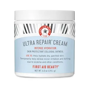 First Aid Beauty Ultra Repair Cream Intense Hydration Moisturizer for Face and Body – 6 oz.