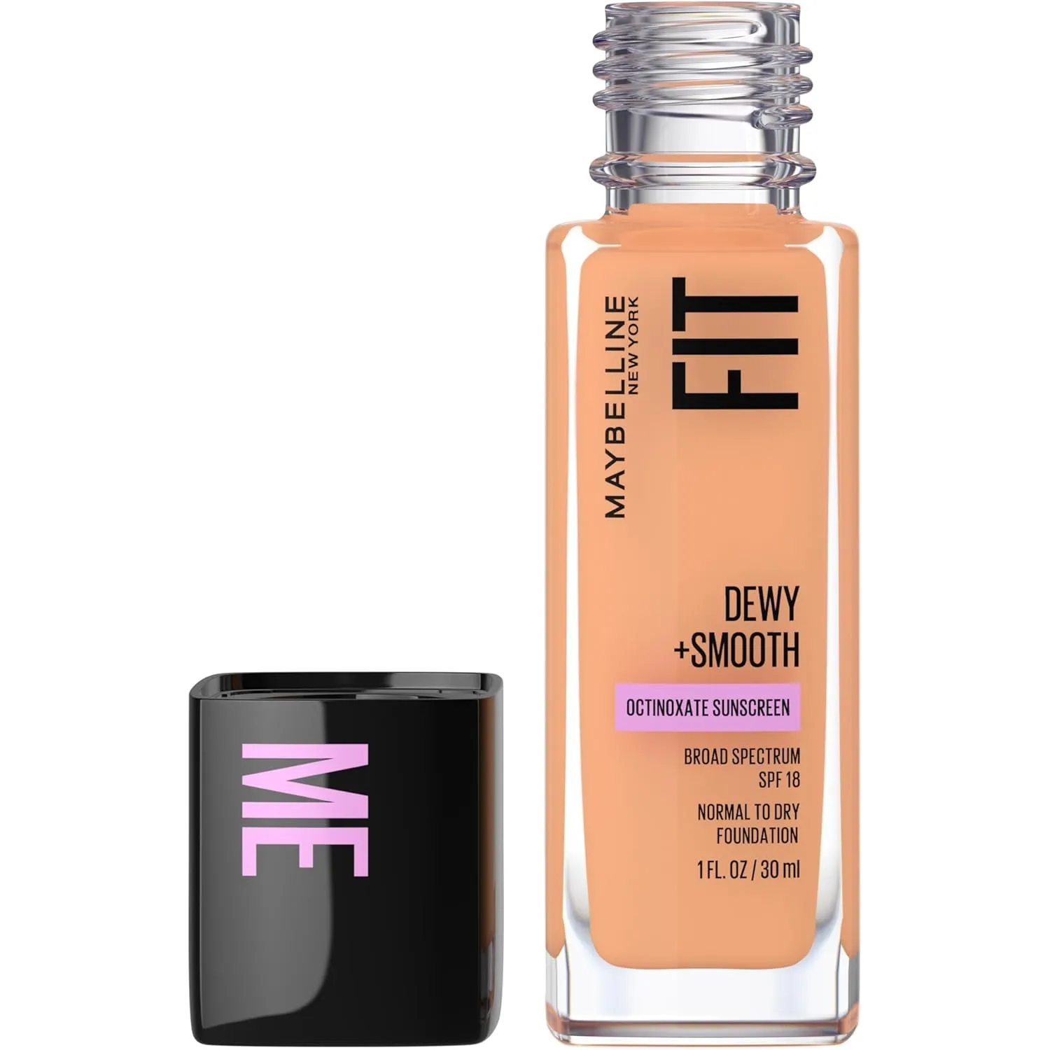 Fit Me Dewy   Smooth Liquid Foundation Makeup, Classic Ivory, 1 Count (Packaging May Vary)
