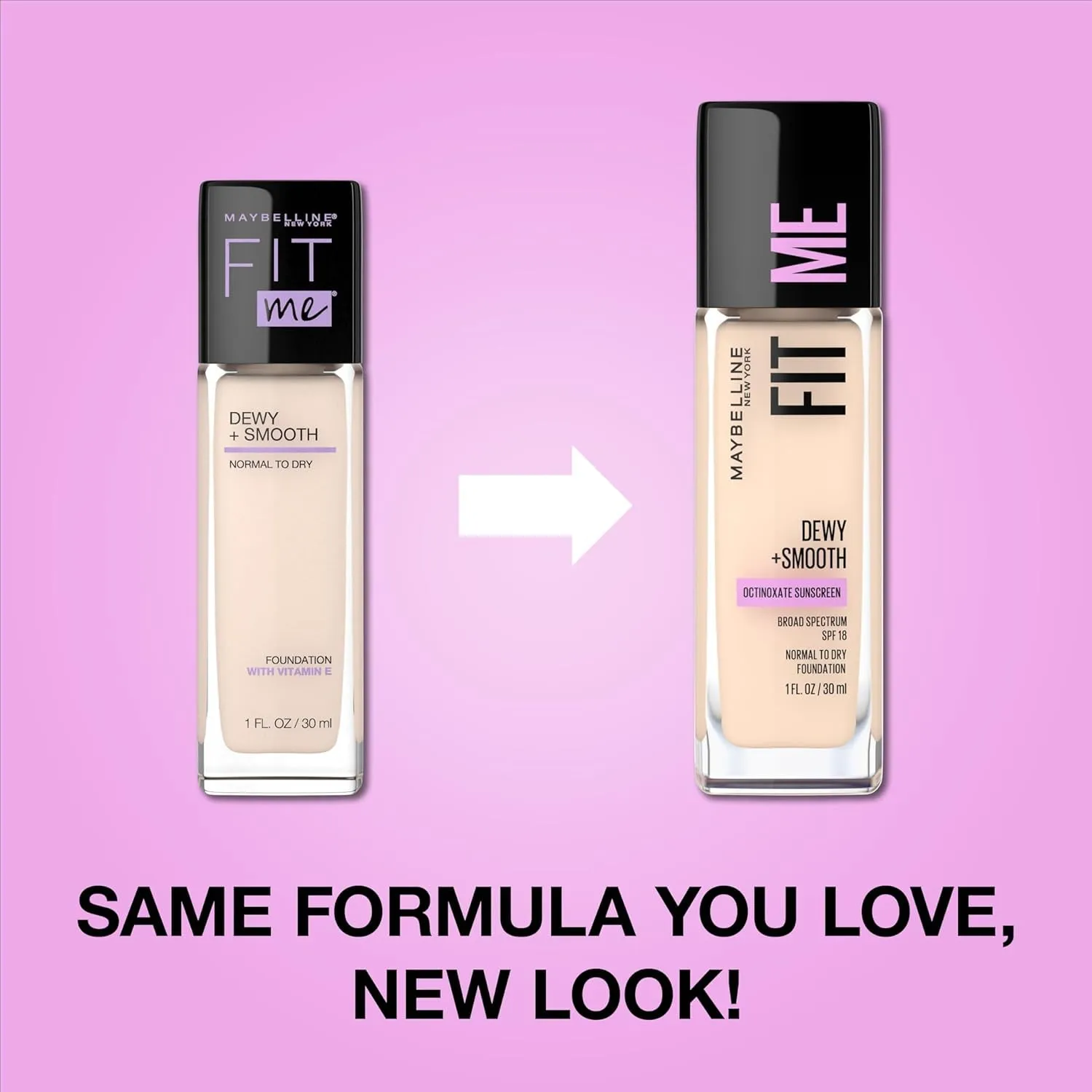 Fit Me Dewy   Smooth Liquid Foundation Makeup, Classic Ivory, 1 Count (Packaging May Vary)