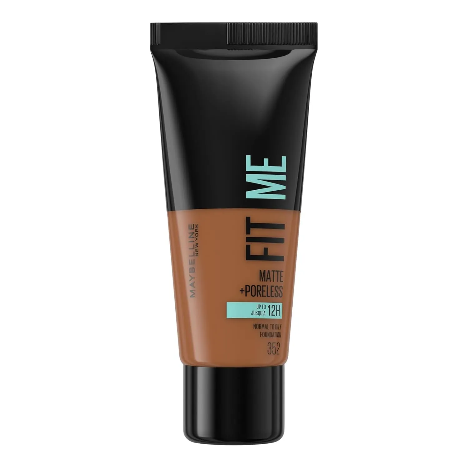 Fit Me Matte   Poreless Liquid Oil-Free Foundation Makeup, Classic Ivory, 1 Count (Packaging May Vary)