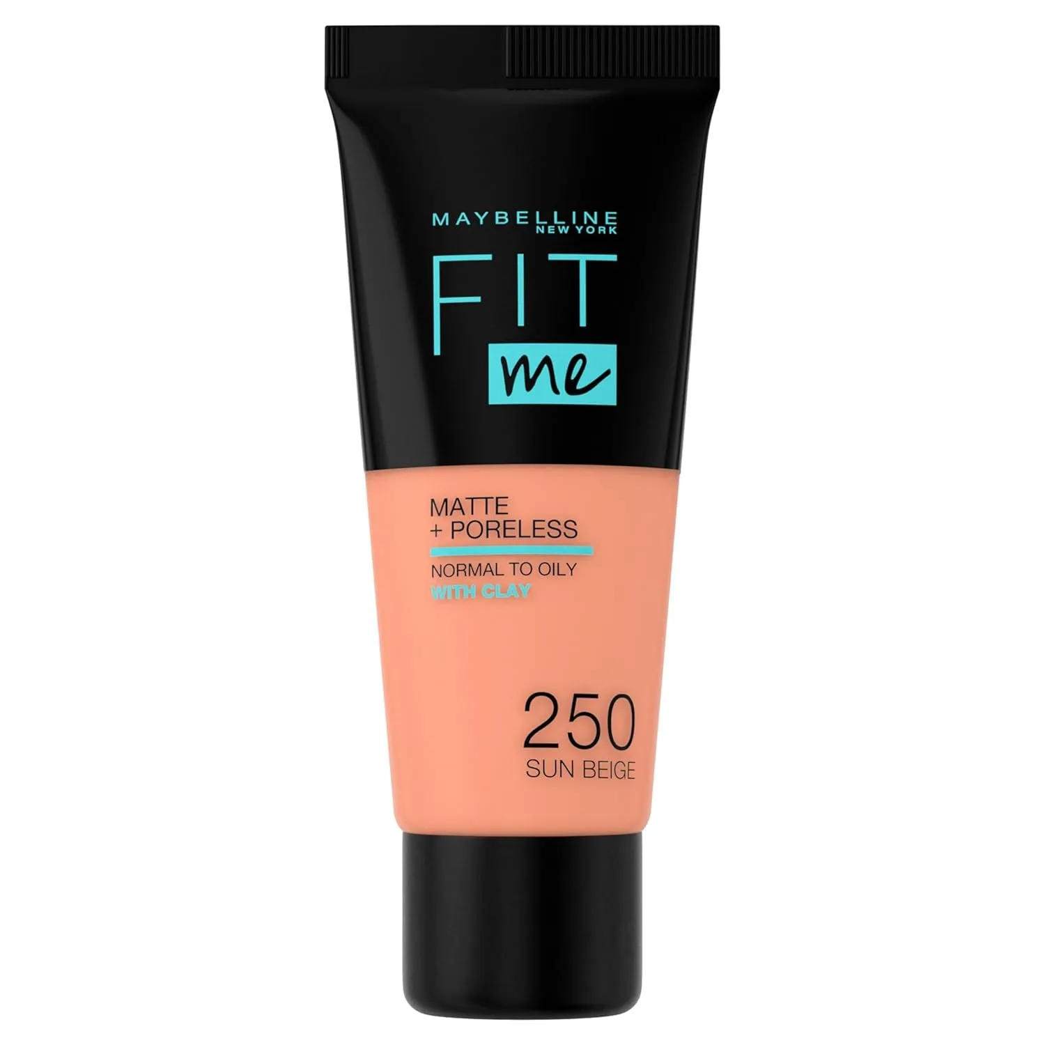 Fit Me Matte   Poreless Liquid Oil-Free Foundation Makeup, Classic Ivory, 1 Count (Packaging May Vary)