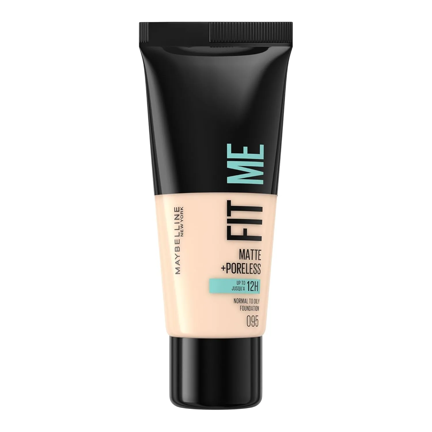 Fit Me Matte   Poreless Liquid Oil-Free Foundation Makeup, Classic Ivory, 1 Count (Packaging May Vary)