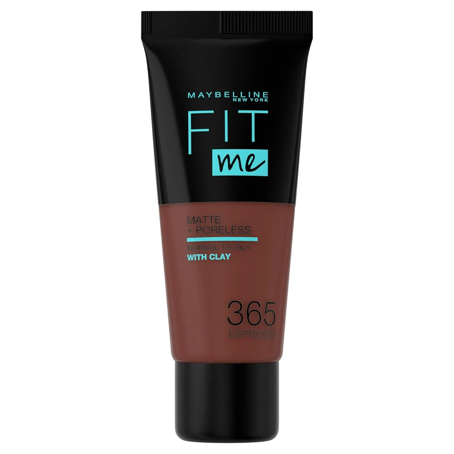 Fit Me Matte   Poreless Liquid Oil-Free Foundation Makeup, Classic Ivory, 1 Count (Packaging May Vary)