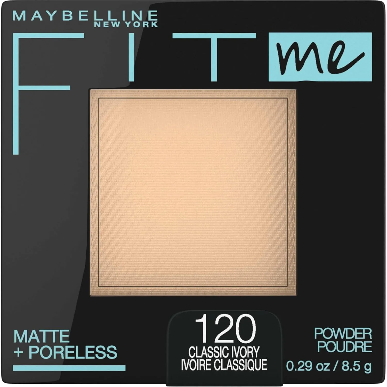 Fit Me Matte   Poreless Pressed Face Powder Makeup & Setting Powder, Classic Ivory, 1 Count