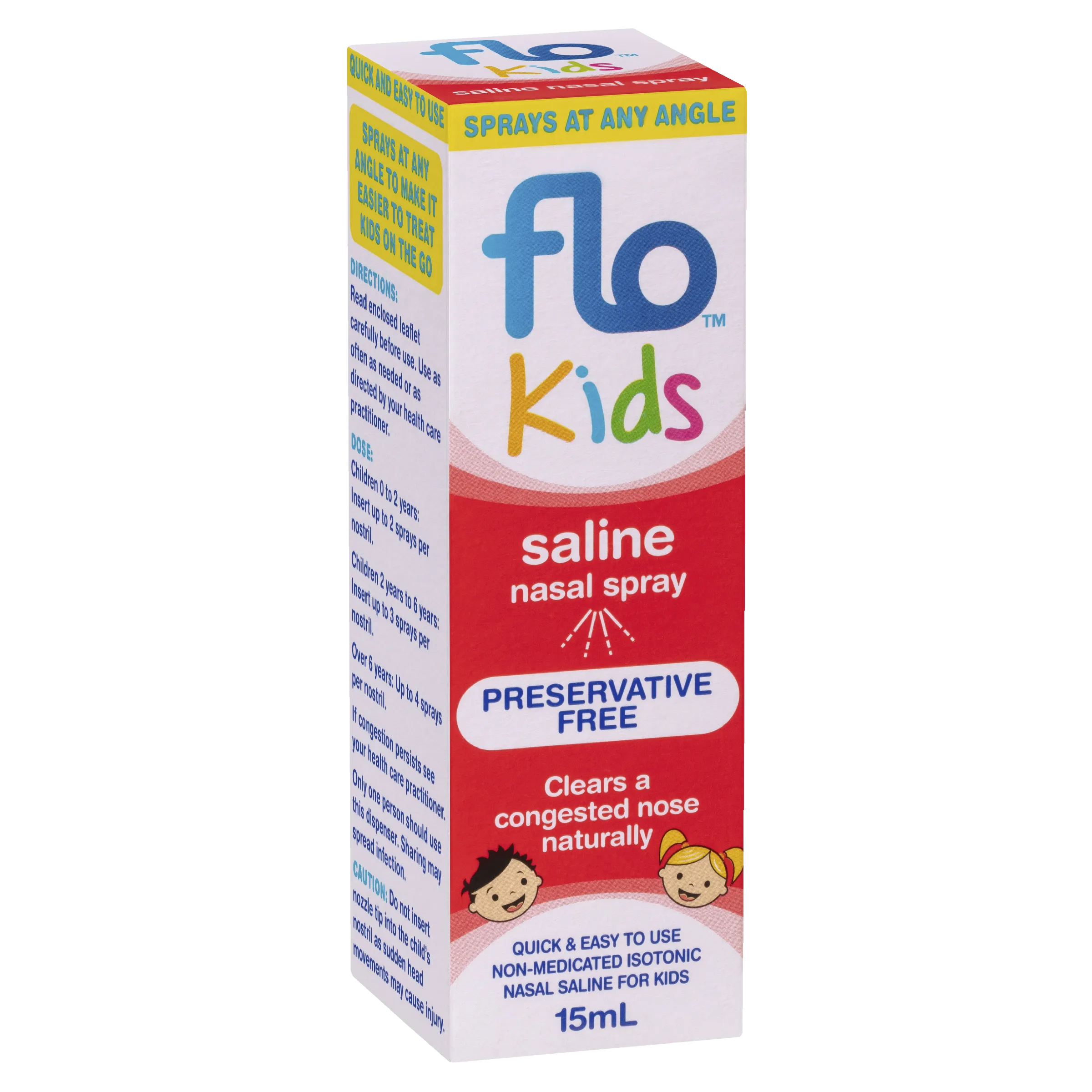 FLO Kids Saline Nasal Spray
