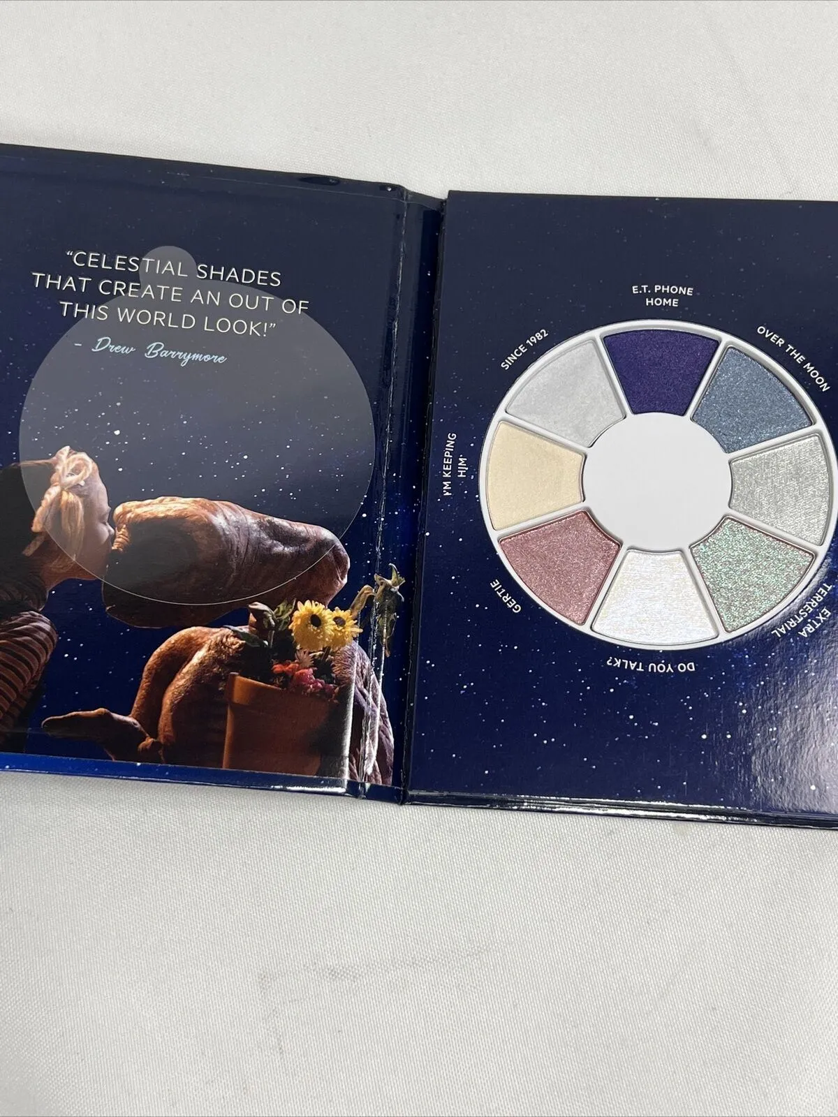 Flower Beauty X E.T. Eyeshadow Palette 0.25 OZ Shimmer Matte Smokey 8 Shades