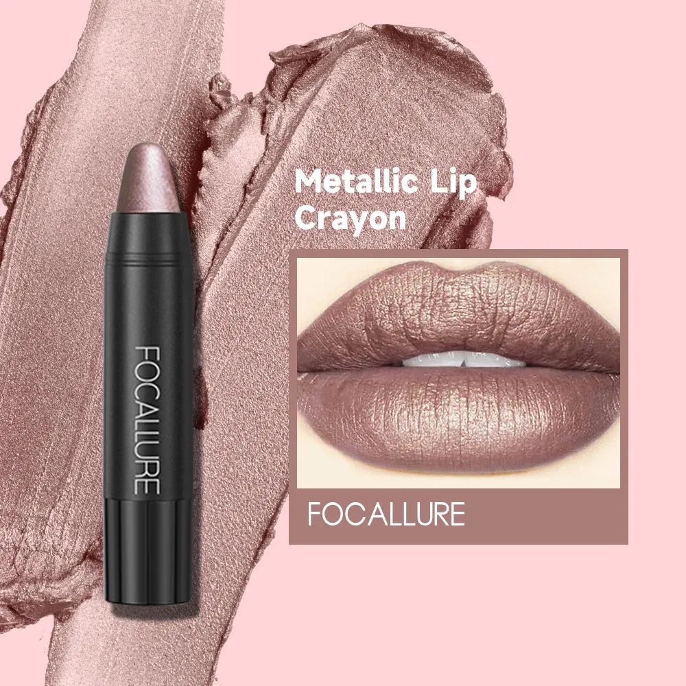 FOCALLURE 31-Color Matte Lipstick Pencil, Long-Lasting & Waterproof