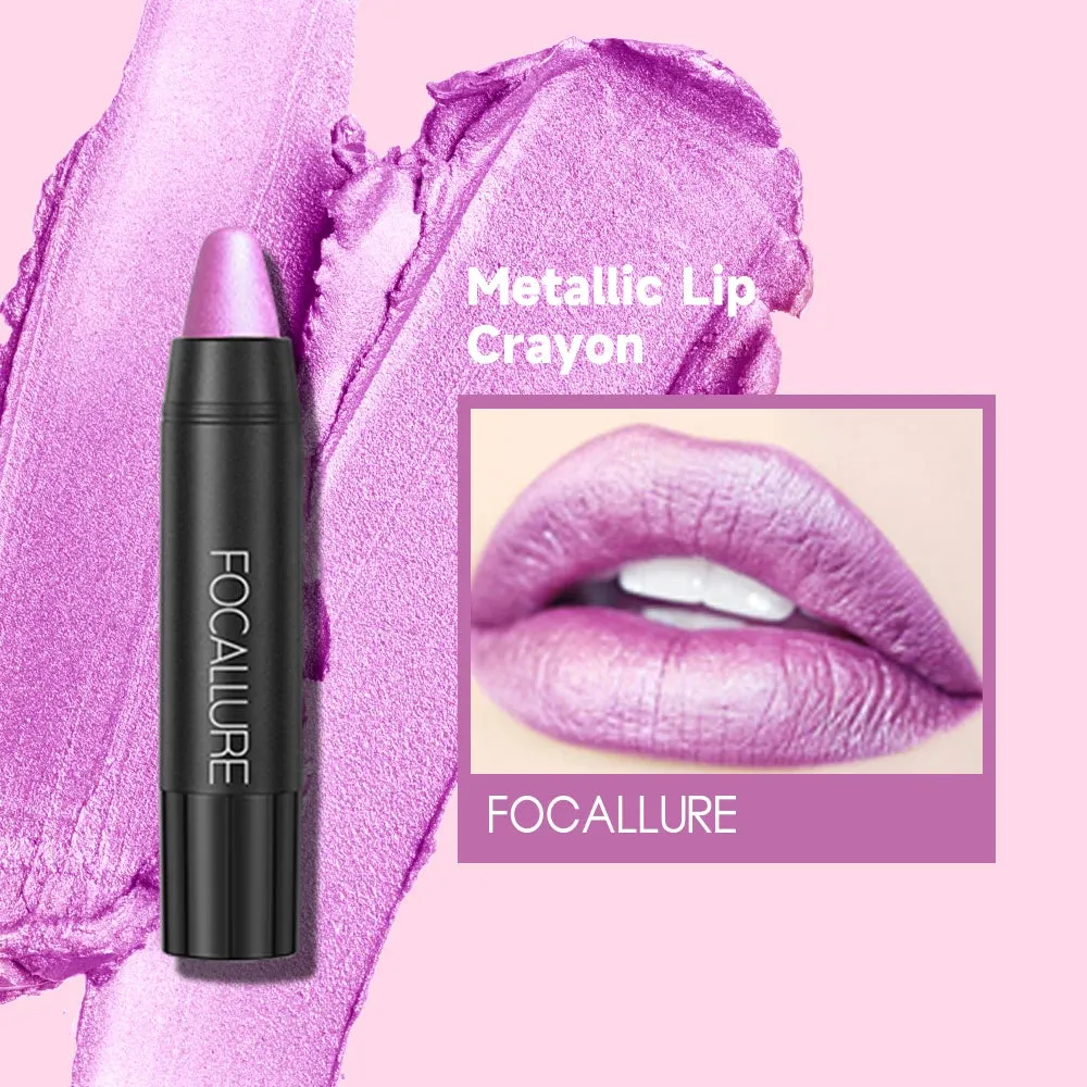 FOCALLURE 31-Color Matte Lipstick Pencil, Long-Lasting & Waterproof