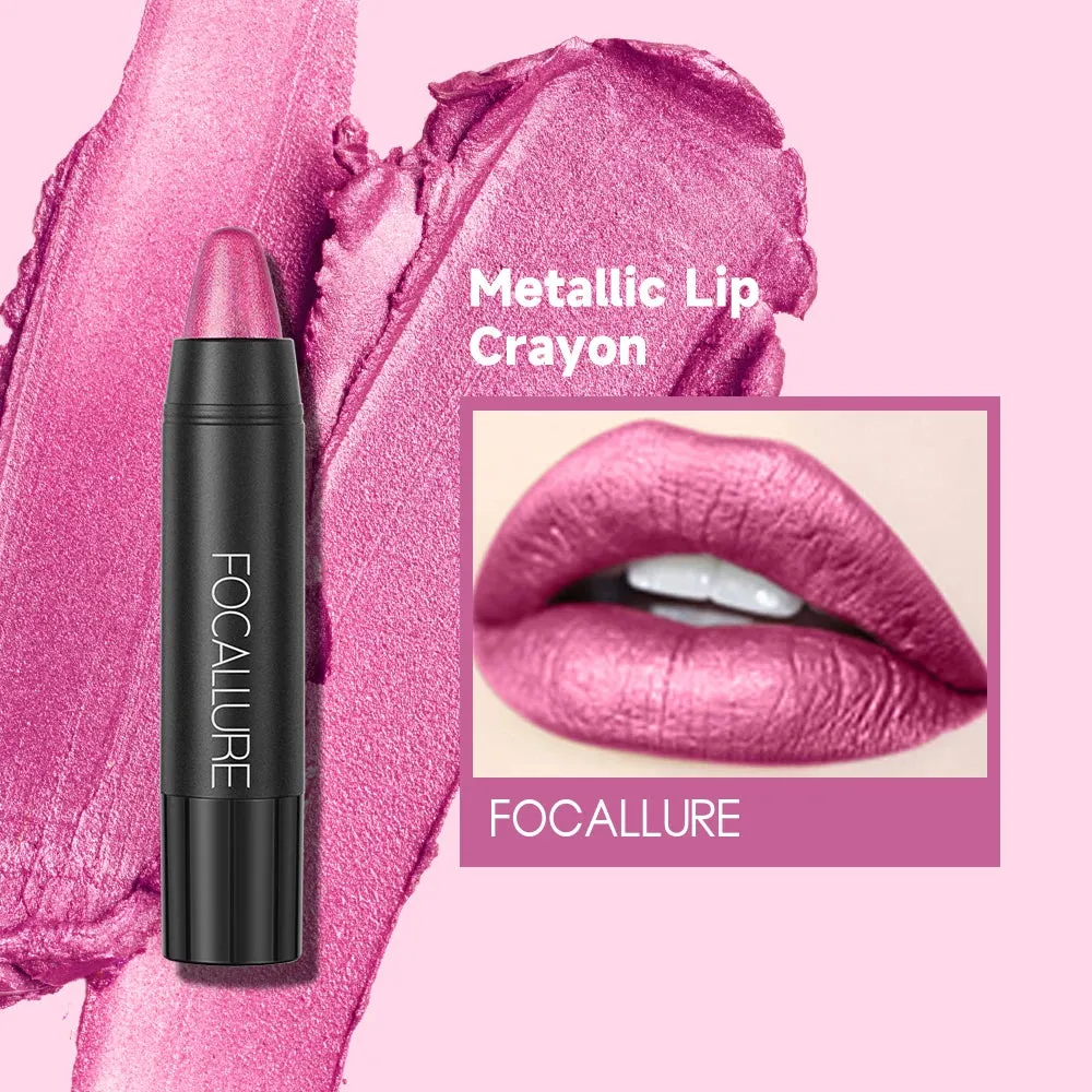 FOCALLURE 31-Color Matte Lipstick Pencil, Long-Lasting & Waterproof