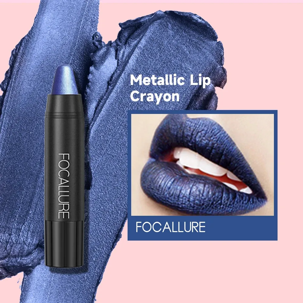 FOCALLURE 31-Color Matte Lipstick Pencil, Long-Lasting & Waterproof