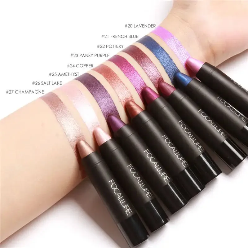 FOCALLURE 31-Color Matte Lipstick Pencil, Long-Lasting & Waterproof