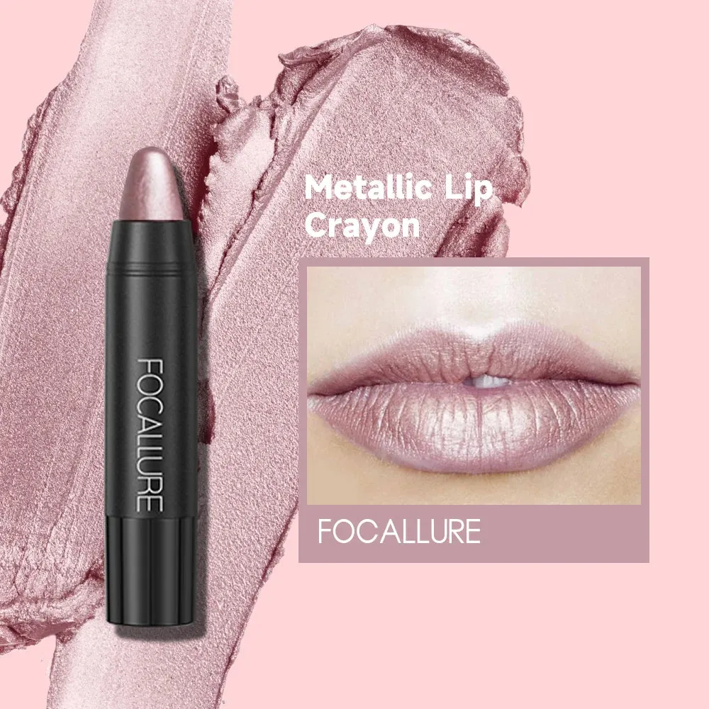 FOCALLURE 31-Color Matte Lipstick Pencil, Long-Lasting & Waterproof