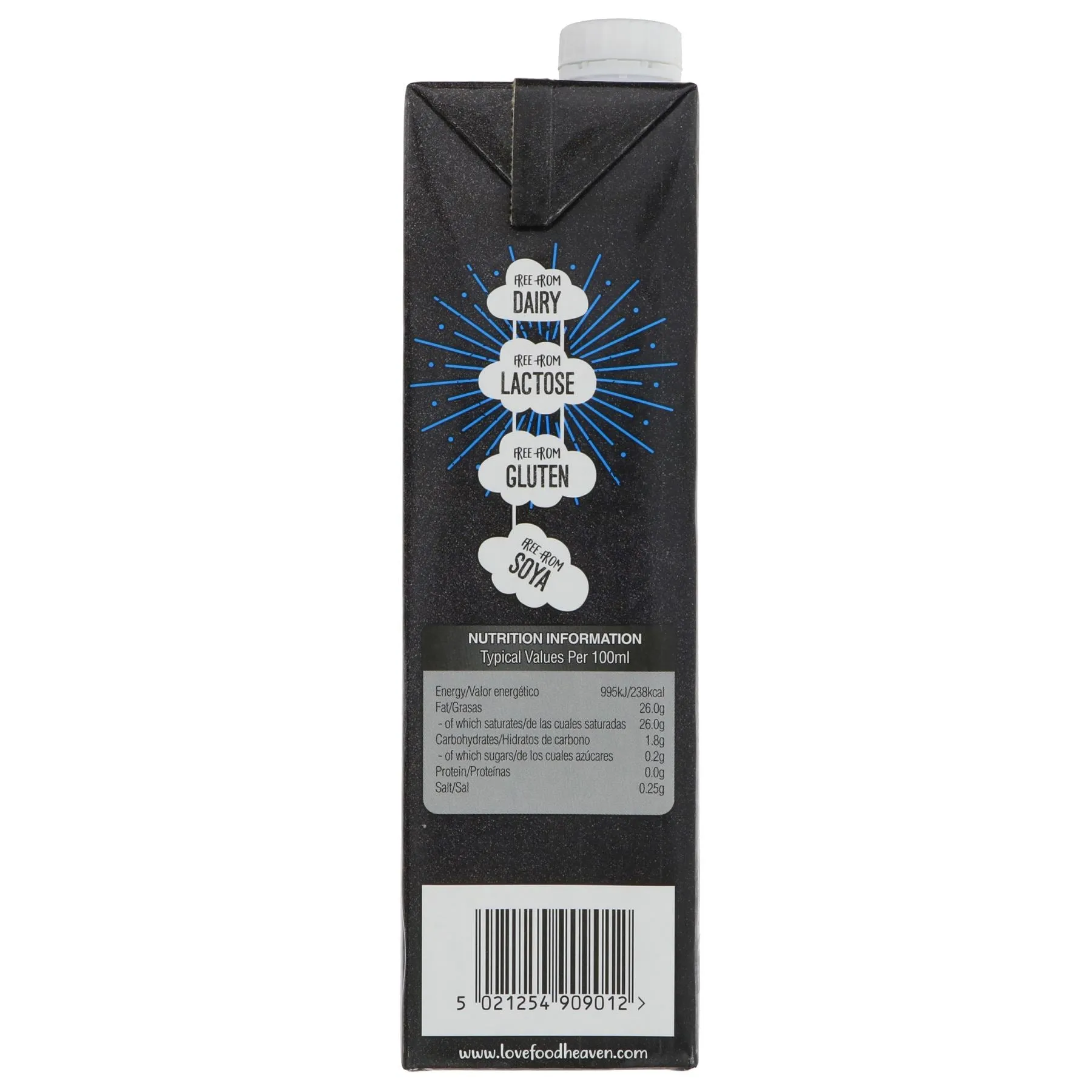 Food Heaven | Cooking Cream - Unsweetened - Double Cream Alternative | 1l