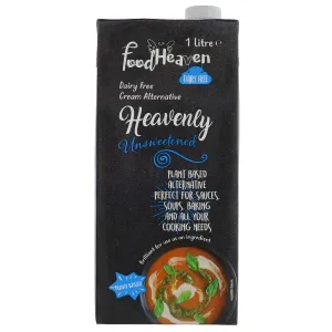 Food Heaven | Cooking Cream - Unsweetened - Double Cream Alternative | 1l