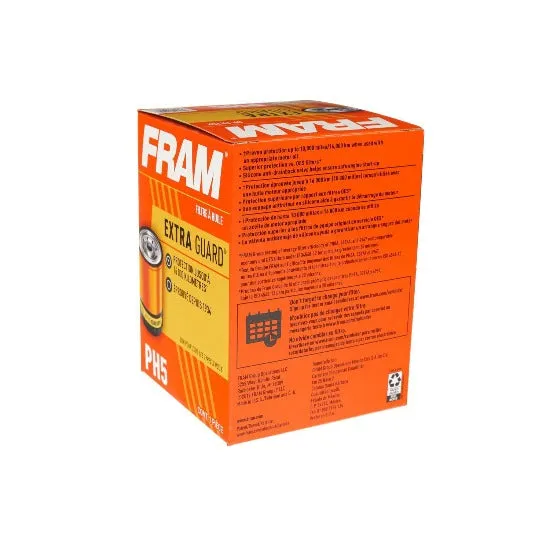 Fram Extra Guard Oil Filter Spin-On PH5 SB/BB Chev 13/16-16 Thread