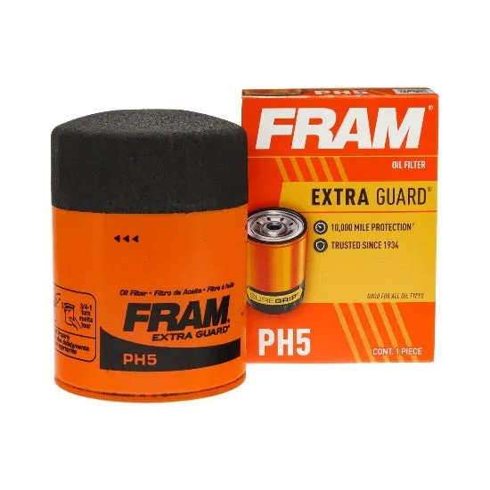 Fram Extra Guard Oil Filter Spin-On PH5 SB/BB Chev 13/16-16 Thread