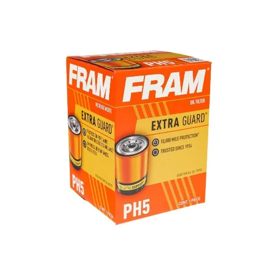 Fram Extra Guard Oil Filter Spin-On PH5 SB/BB Chev 13/16-16 Thread