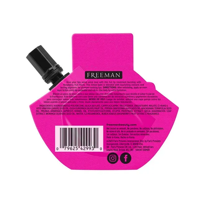 Freeman Beauty Lip Dip Nourishing Raspberry Tinted Balm