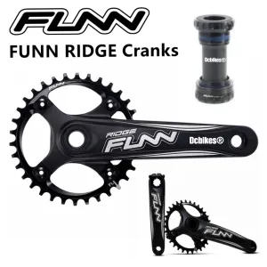Funn Ridge Crank   34T Narrow Wide Chainring   68/73mm Bottom Bracket BB Crankset