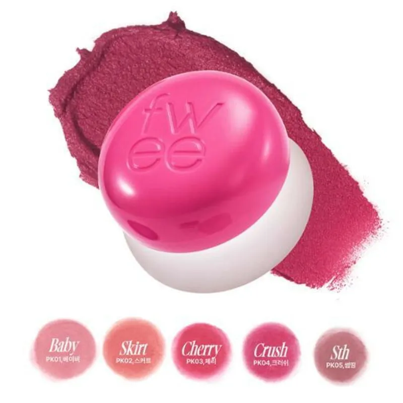 Fwee Lip & Cheek Blurry Pudding Pot #blushed Moment