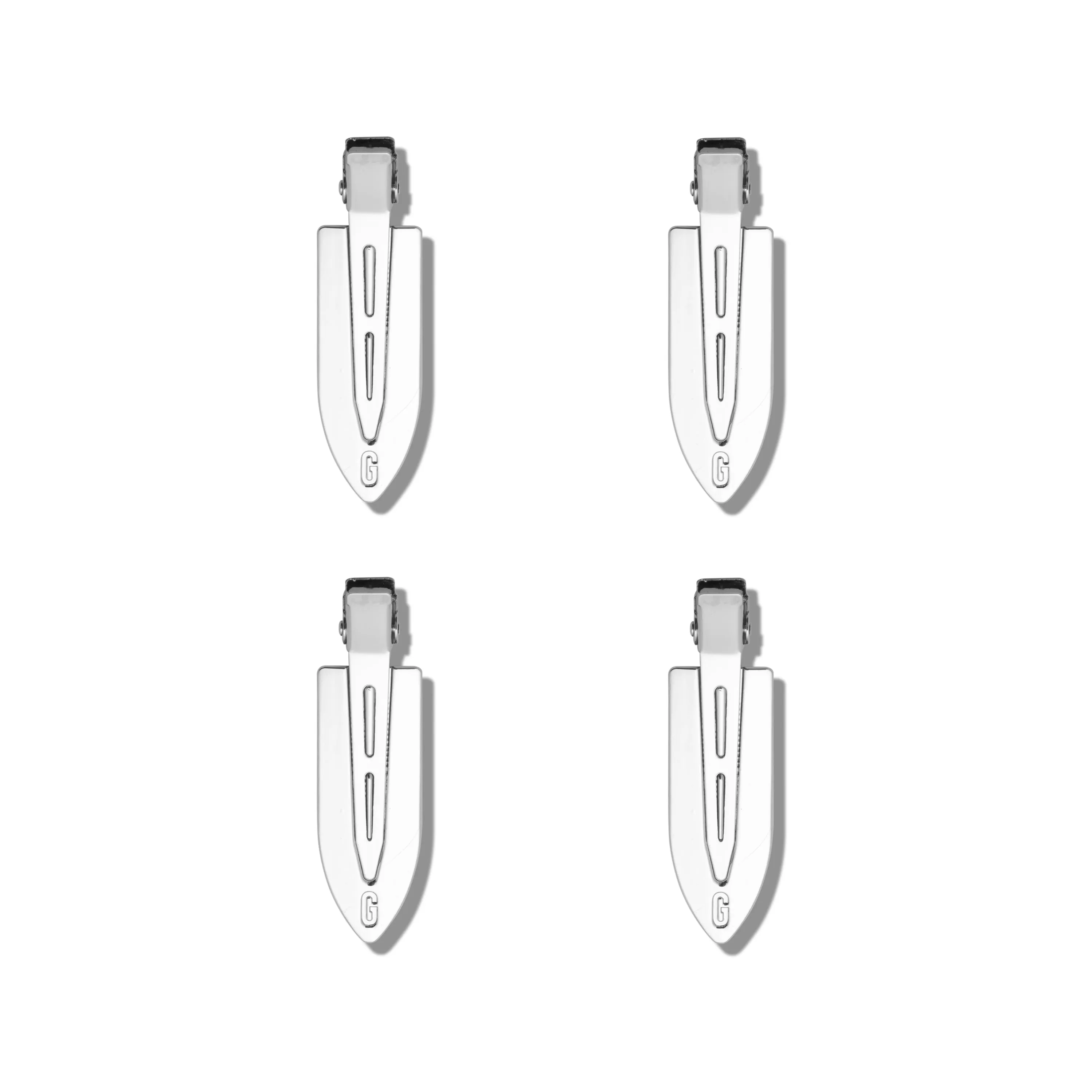 G Silver No-Crease Clips Pro