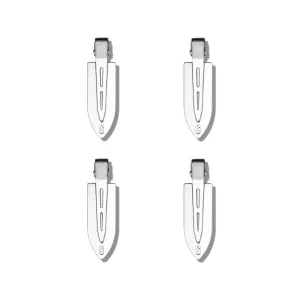 G Silver No-Crease Clips Pro