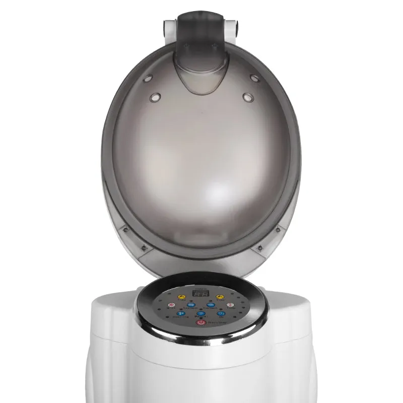 Gabbiano white standing hairdressing sauna with active ozone