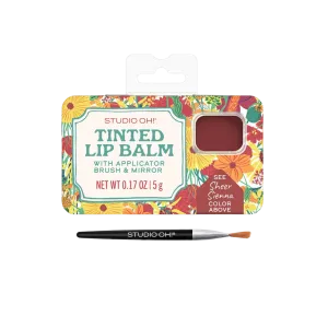 Garden Splash Tinted Lip Balm & Brush Set