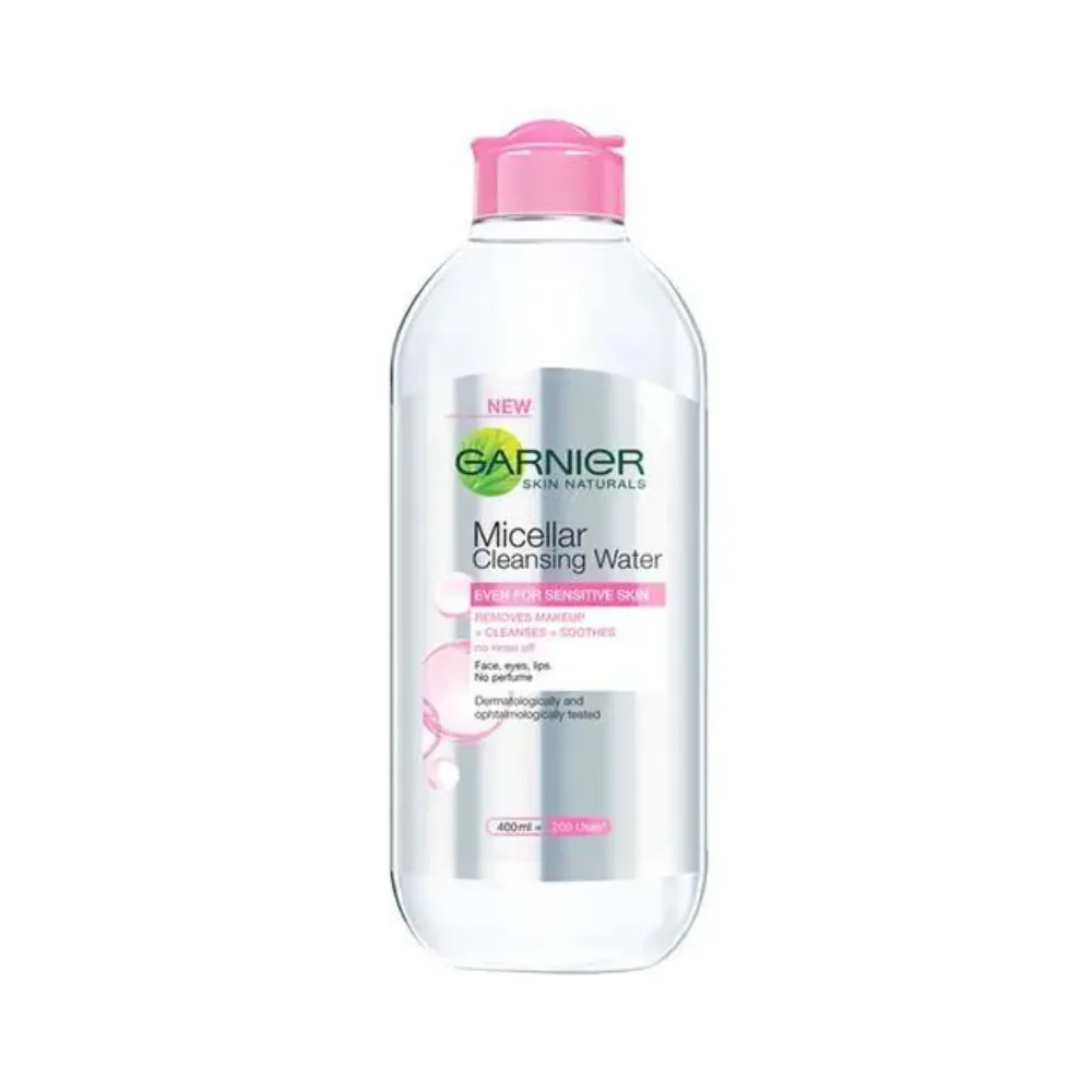 Garnier skin naturals Micellar oil-infused cleansing water, for all skin types, dermatologically and ophthalmologically tested 400ml