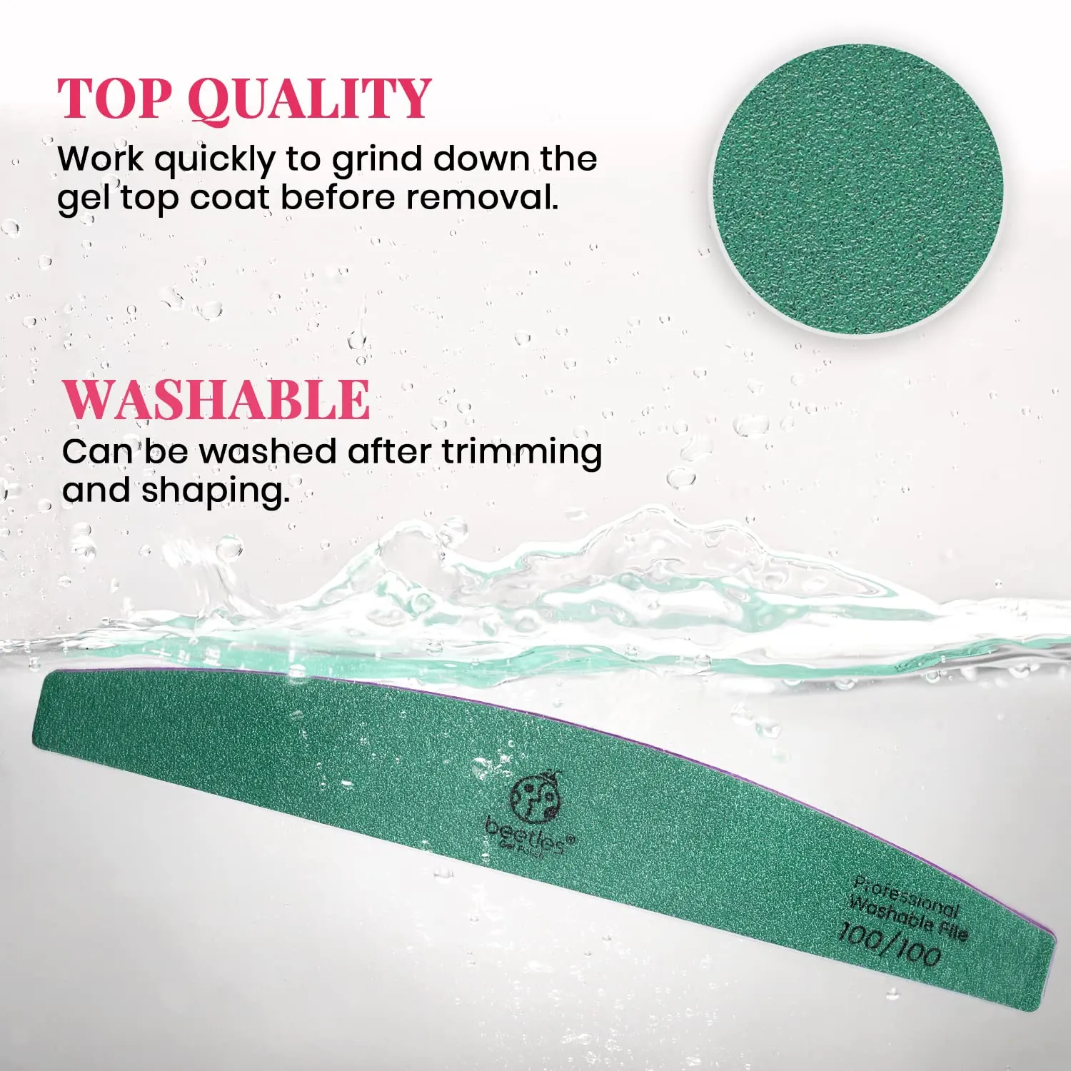 Gel Polish Remover Kit: 450 Lint Free Nail Wipes, 10 Remover Clips, Cuticle Oil, Pusher, Nail File