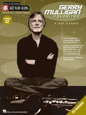 GERRY MULLIGAN JAZZ PLAY ALONG BK/CD V42