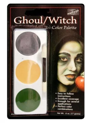 Ghoul Witch Mehron Tri-Colour Palette
