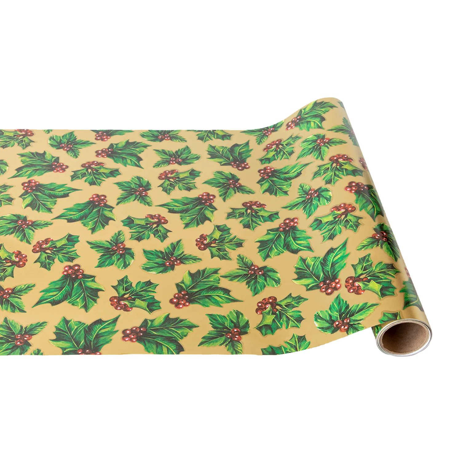 Gilded Holly Paper Table Runner