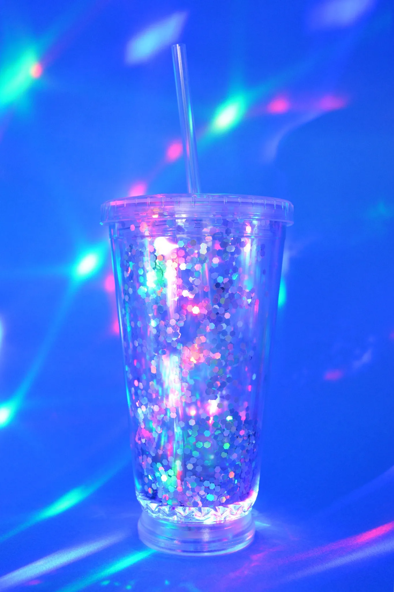 Glitter Light Up Tumbler