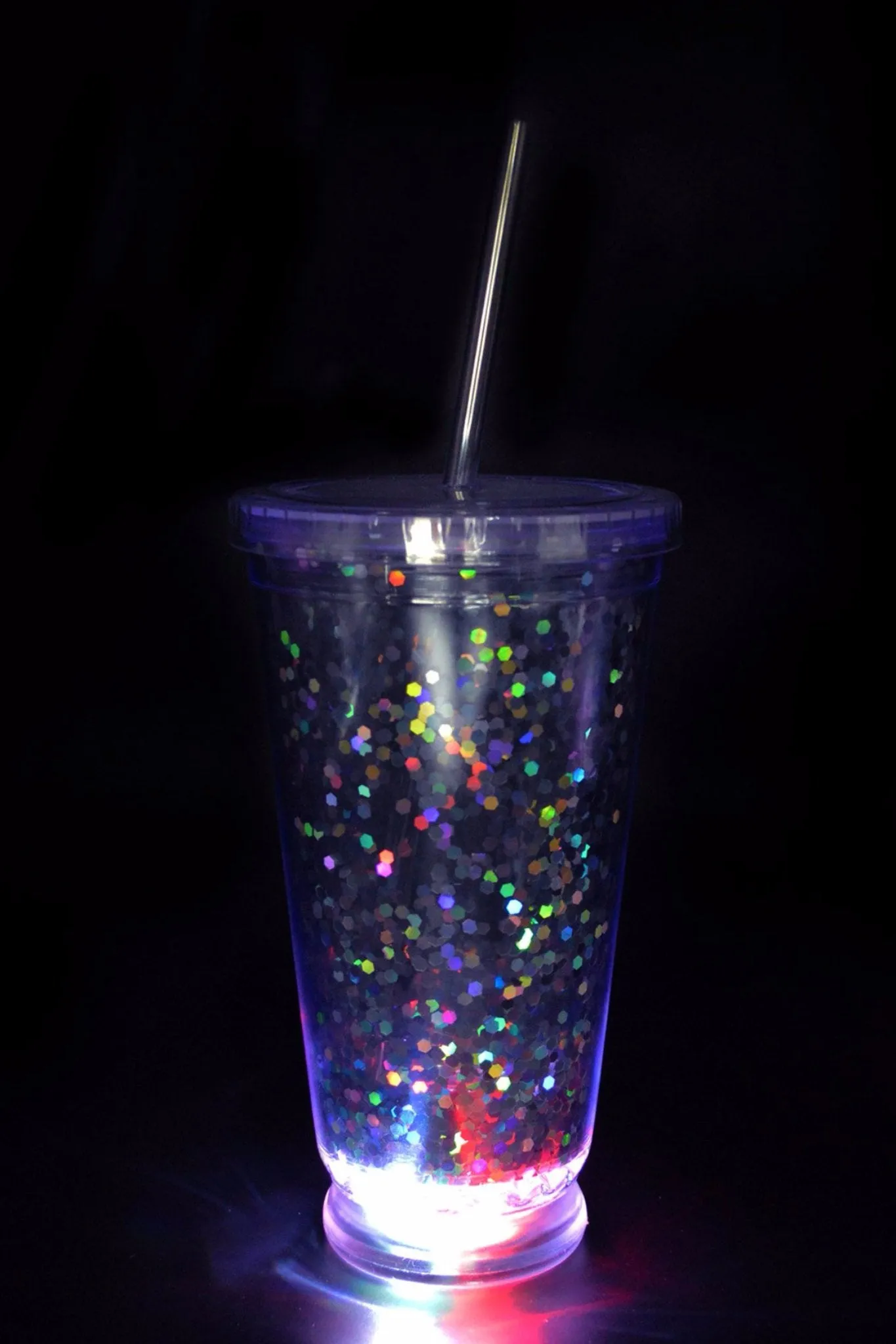 Glitter Light Up Tumbler