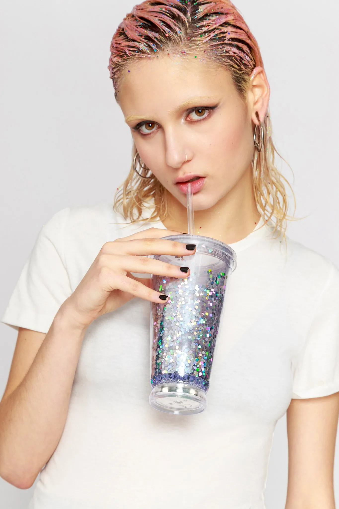 Glitter Light Up Tumbler