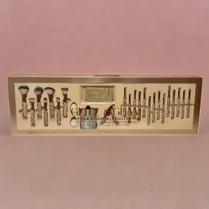 Glitz & Glam | LIMITED EDITION CHAMPAGNE 26pc Essentials Collection Brush Set | MU9682